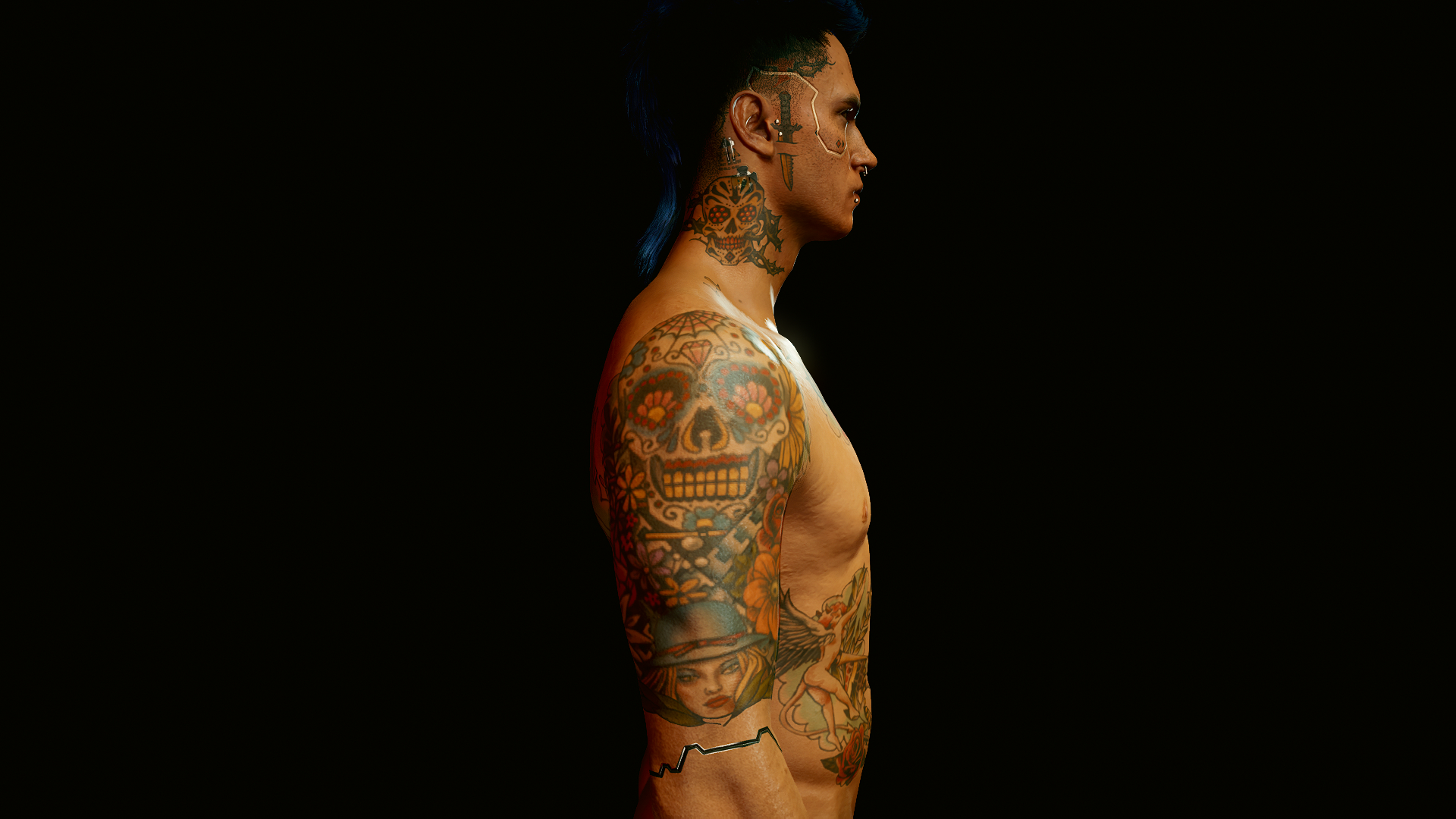 Cyberpunk tattoo mod фото 26